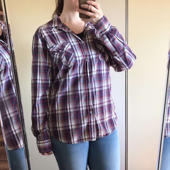 Slimfit plaid button up - Picture 3 of 6